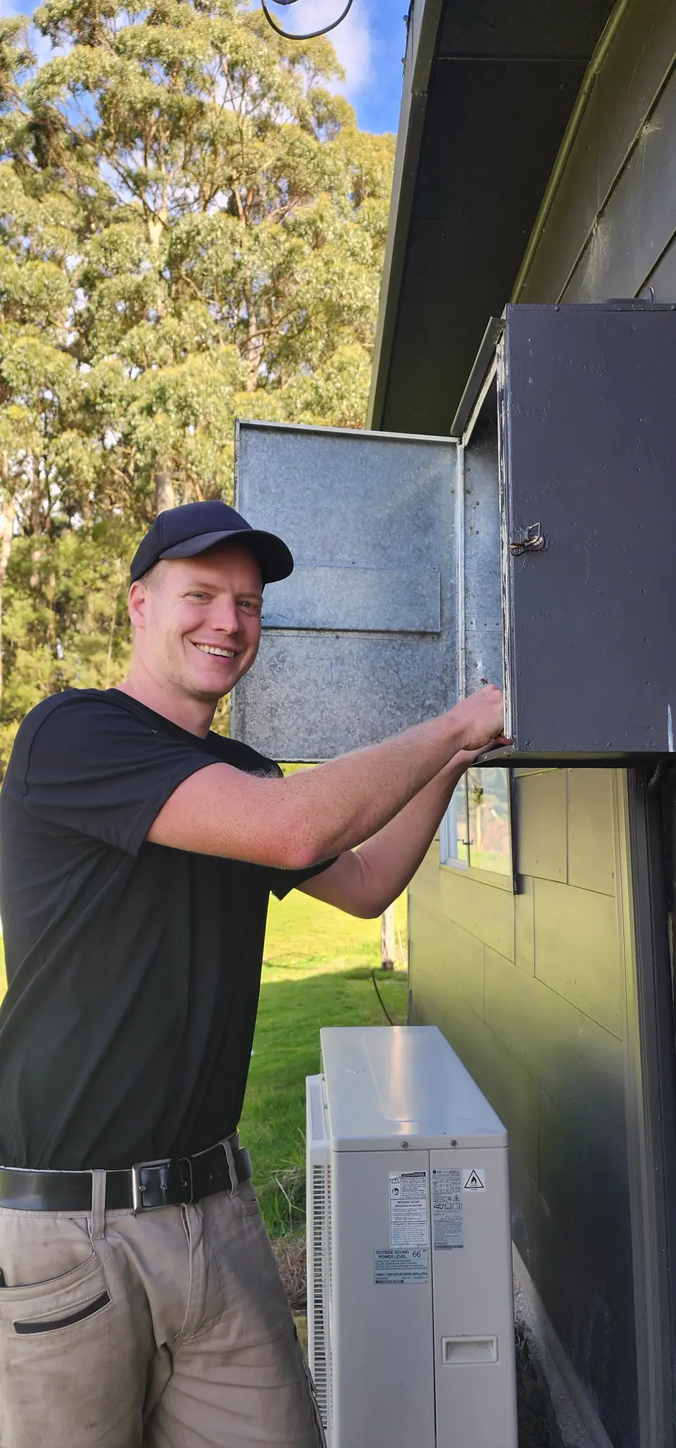 Outdoor meter relocation & compliance work.