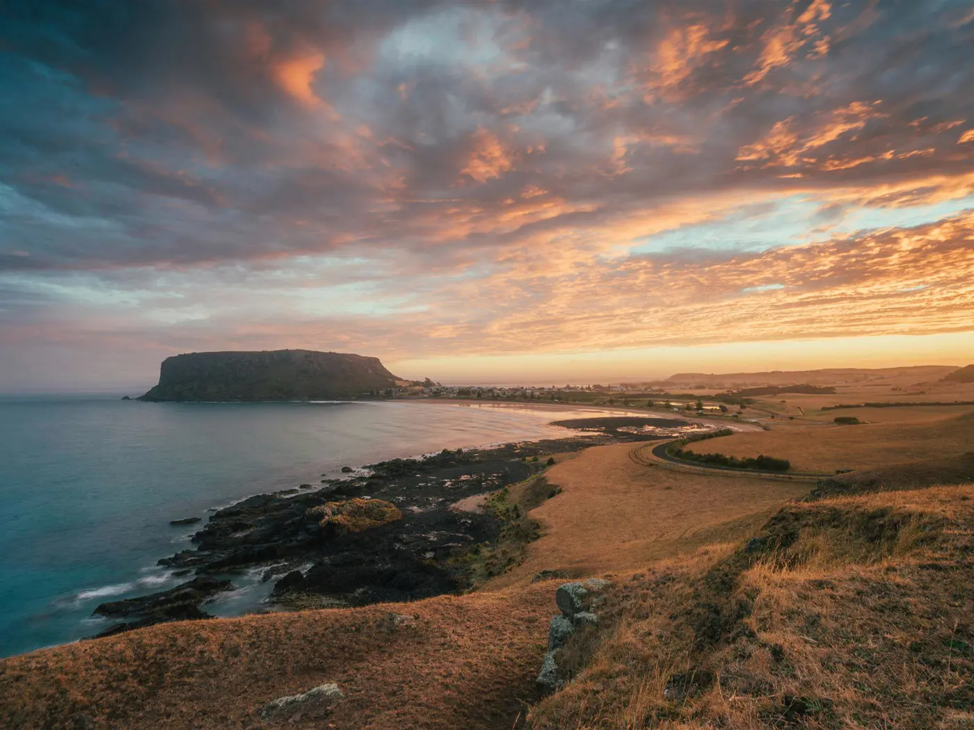 The Tasmanian coast near Smithton
